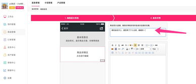 商品创建步骤 软件使用第四步——应用软件服务详解